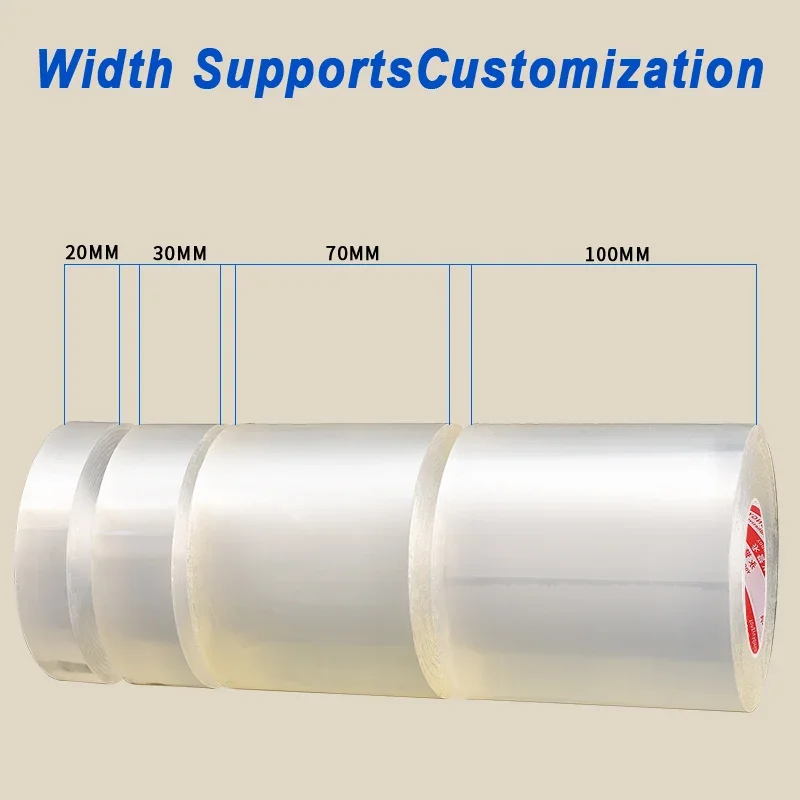 Single sided nano tape waterproof and mildew proof transparent acrylic tape washable and reusable kitchen and bathroom supplies