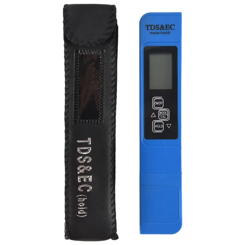 

-FQYL TDS EC Meter Temperature Tester Pen 3 In 1 Function Conductivity Water Quality Measurement Tool TDS EC Tester 0-9990 Ppm 1
