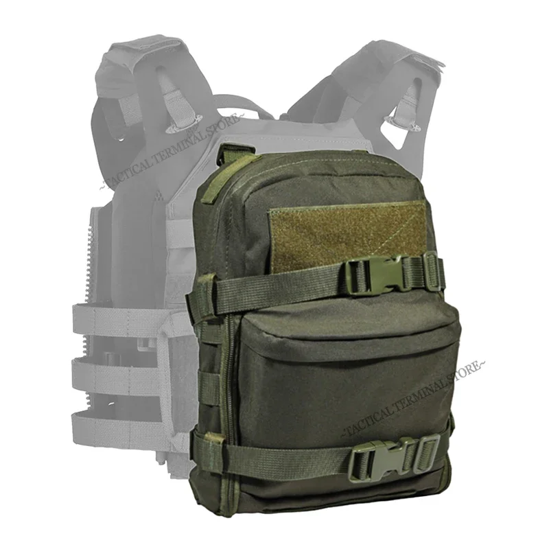 Tactical Hydration Pack Plate Carrier Molle Backpack Back Panel Airsoft Accessories Mini Pouch Outdoor Hunting Sports Water Bag