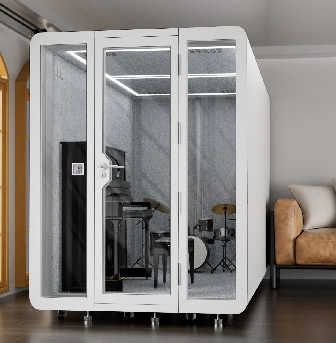 Acoustic Silence Booth Mute Warehouse Mobile soundproof room Isolation Noise Studio Soundproof Silent Pod Space Work