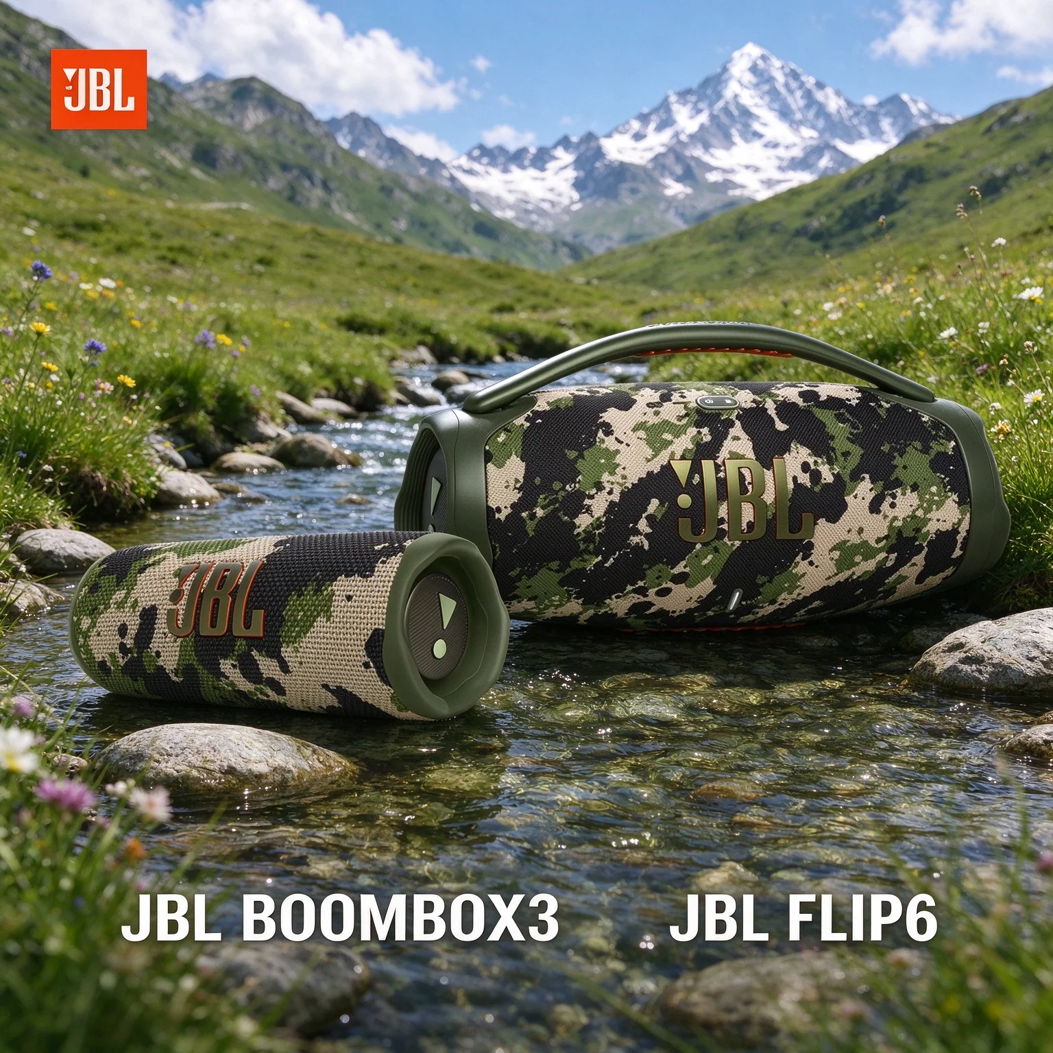 Jbl Speaker Flip 6 - مكبر صوت محمول بتقنية البلوتوث JBL