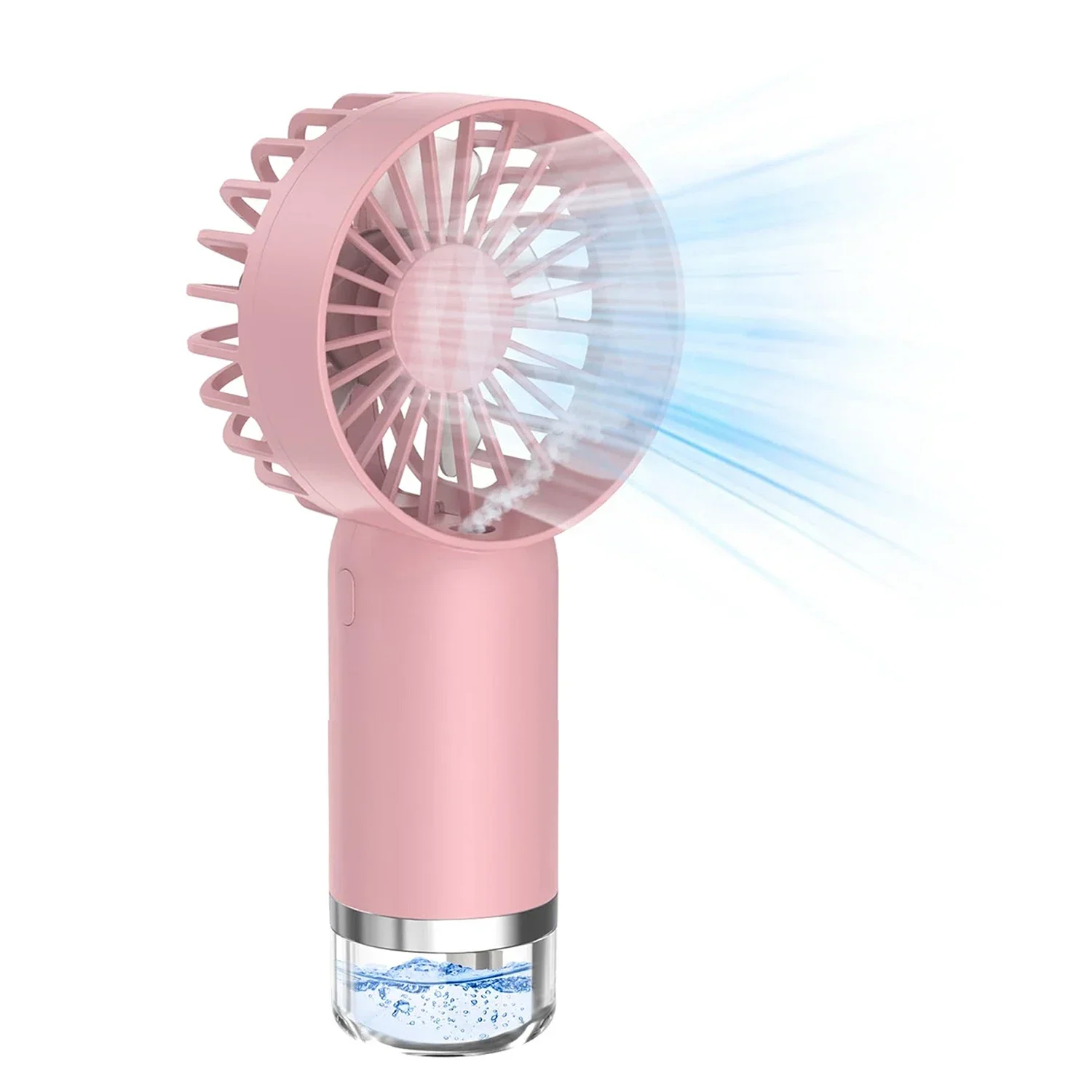 

Upgraded Portable Misting Fan, Handheld Personal Mister Fan, Battery Operated Spray Water Mist Fan for Makeup, Travel, Outdoors