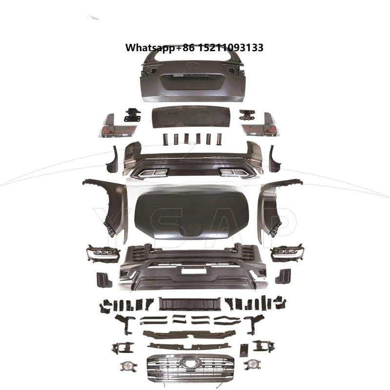 Competitive price conversion Kit facelift Kit for FJ120 upgrade to LC300 body kit