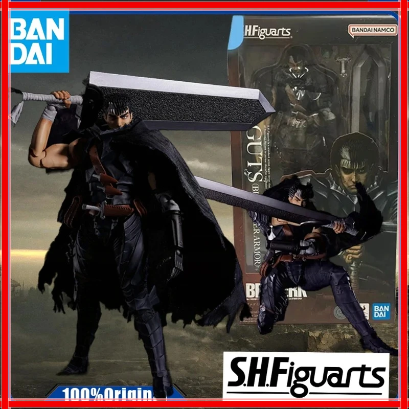 

Bandai Genuine Original SHF GUS BERSERK Action Figure Toys for Boys Girls Kids Christmas Gift Collectible Model Ornament