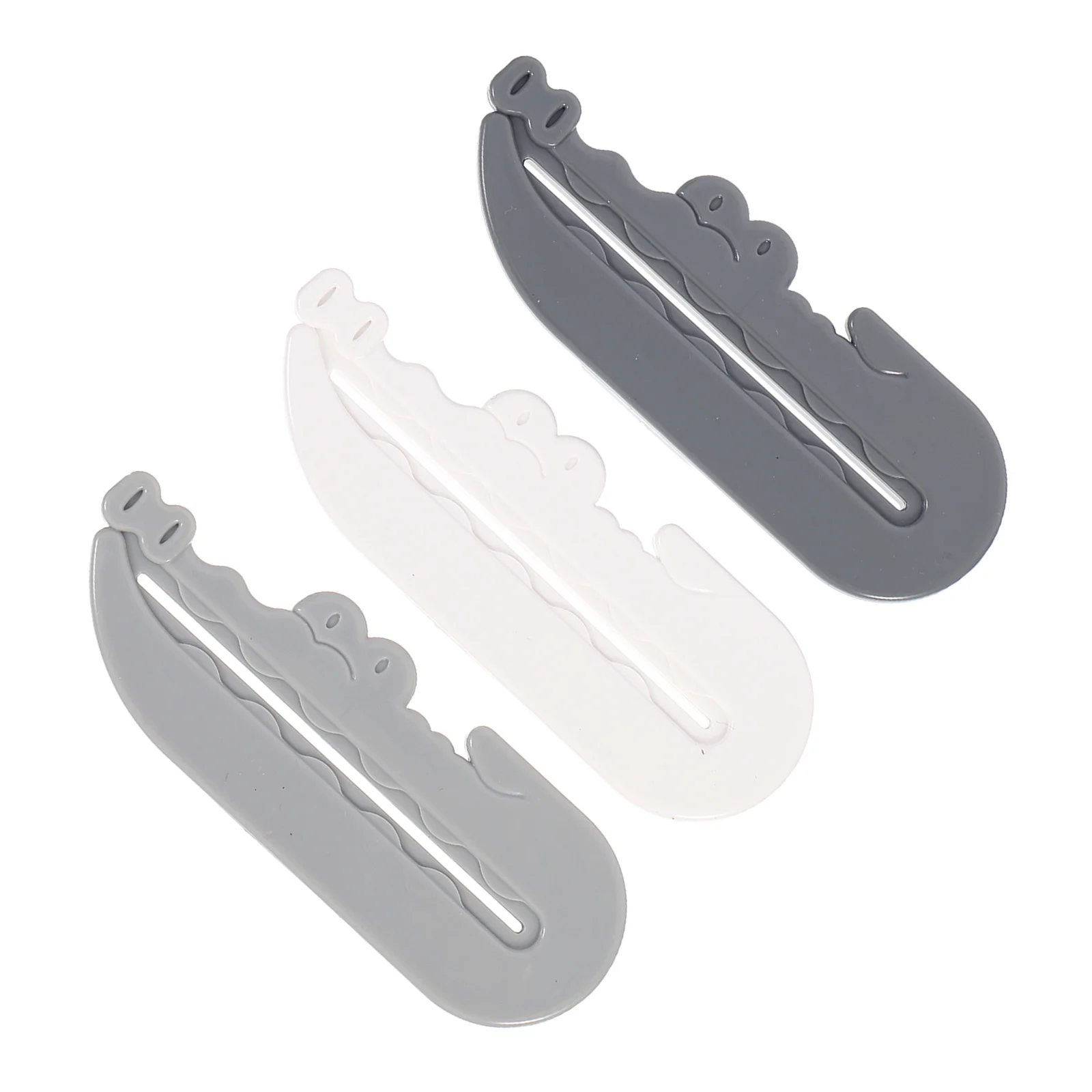 

3pcs Toothpaste Squeezer Premium Manual Extruder For Bathroom Compact Tube Roller Dispenser Cream Cleanser Saver Tool