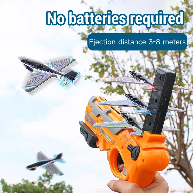 الأطفال المنجنيق رغوة لعبة الطائرة طرد الطائرات بندقية لعبة رياضية في الهواء الطلق الوالدين والطفل لعبة اطلاق النار التفاعلية ألعاب الطائرات