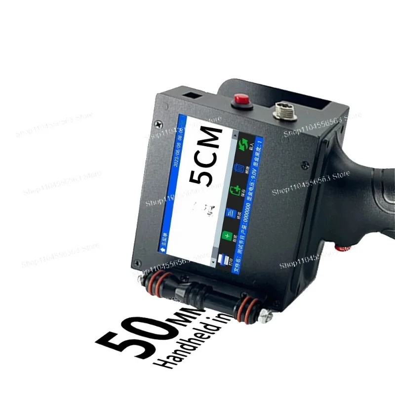 Handheld 50mm Large Font Inkjet Printer: Automatic Color Label Printing, Full Color Handheld Coder