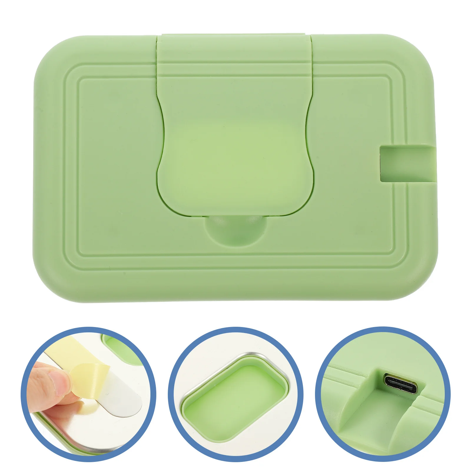 Baby Nat Tissue Heater Draagbare Warme Veeg Warmer Voor Thuis Reizen Auto Gebruik Duurzaam Pp Materiaal Veeg Warmer Voor Voertuig Babyverzorging