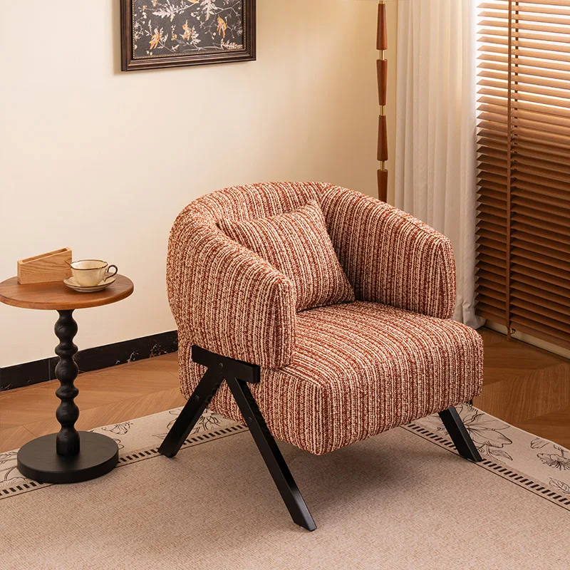 

Single Small Retro Chair Modern Luxury Wood Back Support White Chair Design Wooden Cadeiras De Sala De Estar Home Furniture