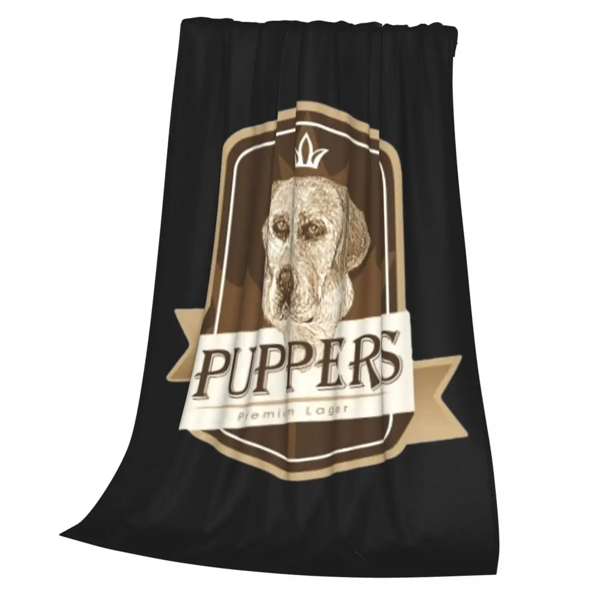 Puppers, Officially Wayne's Favourite Beer Blankets Soft Flannel Throw Blanket Cover for Bed Living room Picnic Travel Home Sofa