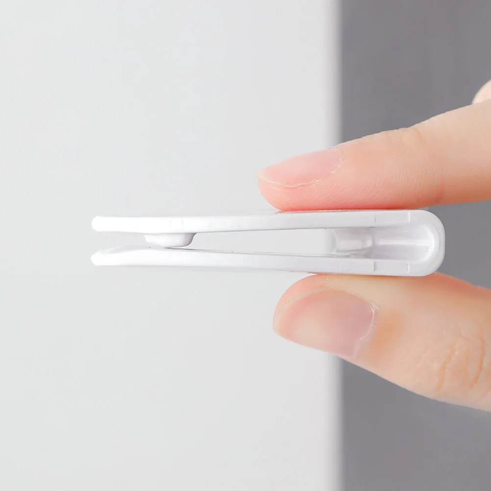 

8Pcs Shower Curtain Clips Adhesive Waterproof Curtain Fixing Clips Windproof Stop Protect Clamps for Bathroom Shower Liner Use