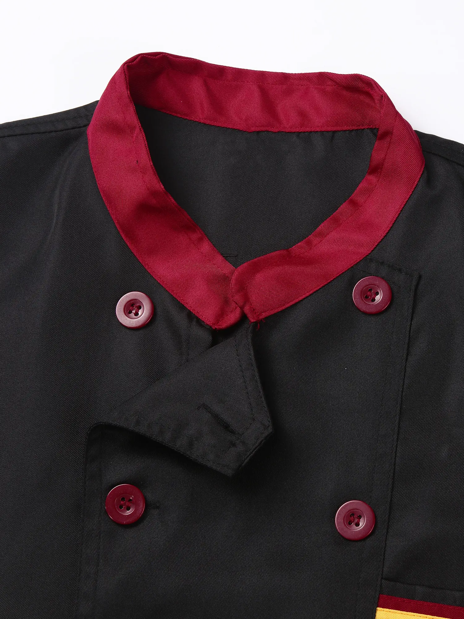 Manteau de chef à manches courtes pour hommes et femmes, uniforme de cuisinier, chemise de service alimentaire, vêtements de travail de restaurant, costume de cuisine de boulanger d'hôtel