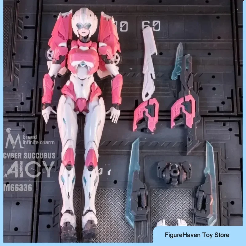 Meili Infinity M66336 17 centimetri Arcee Trasformatore Modello di Montaggio Kit Bambola Desktop Ornamento Robot Giocattoli Regali A Sorpresa Action Figures