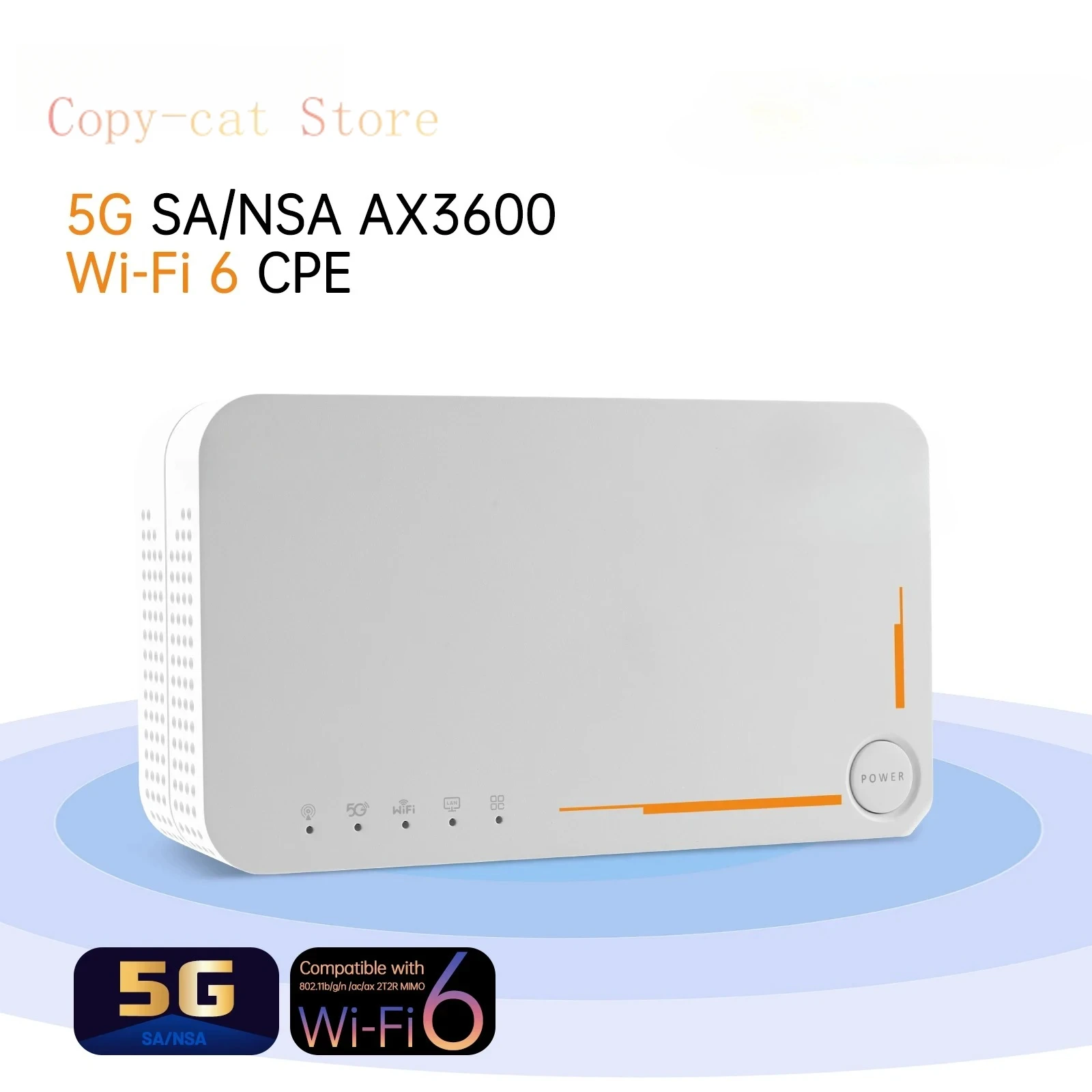 جهاز توجيه AX3000 eSim C160 5G مع بطارية 4000 مللي أمبير في الساعة ثنائي النطاق VPN 32 مستخدم فتحة بطاقة Sim KuWFi ونقطة اتصال WiFi لـ 32 مستخدمًا
