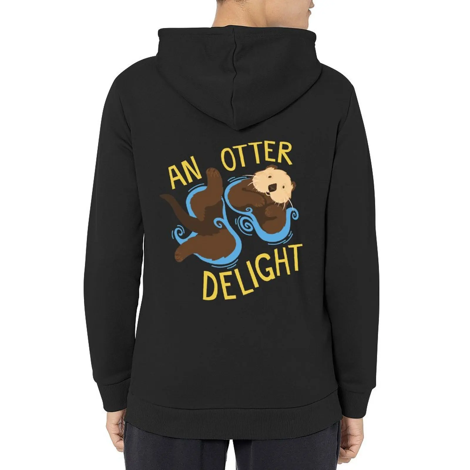 

An Otter Delight Hoodie blouse graphic t shirts men male clothes autumn jacket men autumn hoodie