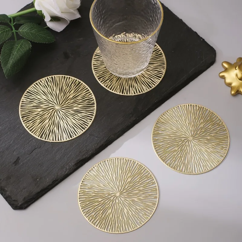 Heat Resistant Explosion Pattern Coasters - Table Mats for Home, Restaurant, Festive Dining, Cup Holders