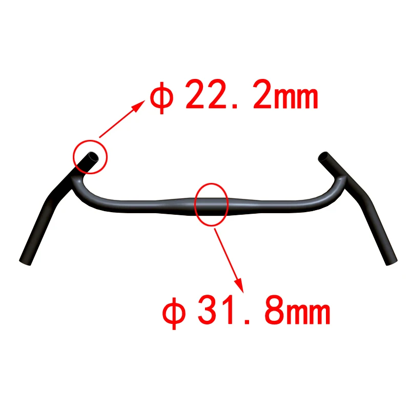 2023 ZNIINO new Carbon Gravel H handlebar Big Flare Bar Cycle cross Road MTB Bike handlebars carbon fiber Travelling bicycle