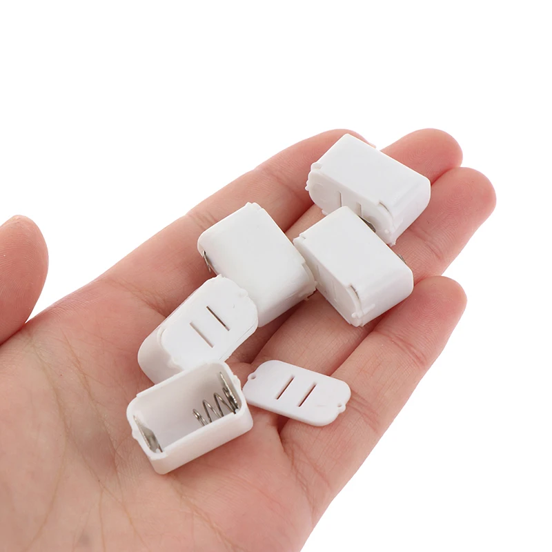 5pcs AG13 LR44 Mini Battery Case Battery Storage Box Compartment Portable Lightweight Battery Holder For Battery Accessories