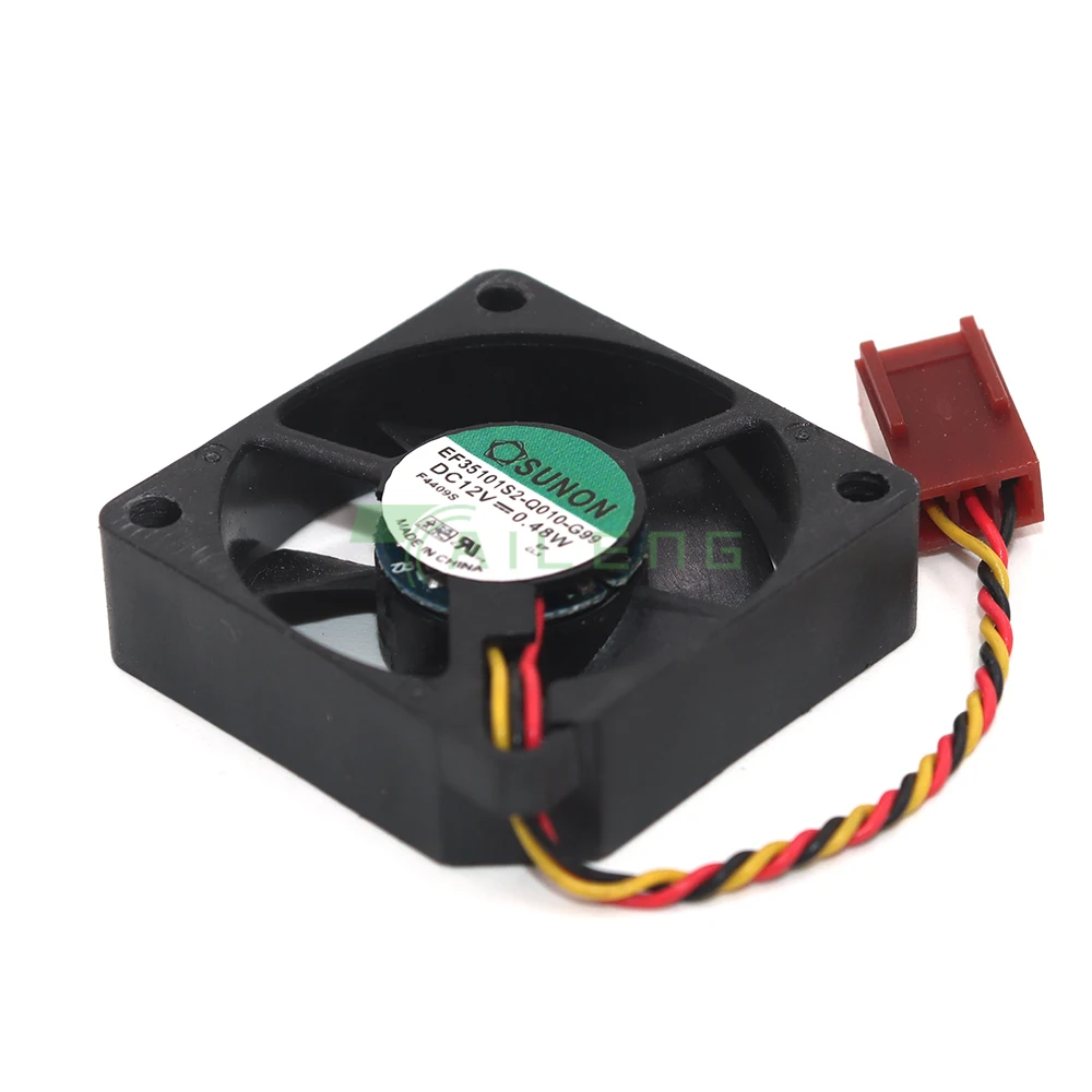 

EF35101S2-Q010-G99 DC12V 0.48W 35mm 3.5CM 35*35*10MM EF35101S2 cooling fan