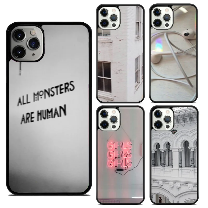 aesthetic white soft Phone Case Cover For iPhone 16 15 14 11 12 mini 13 Pro Max XR XS Plus coque Shell Fundas