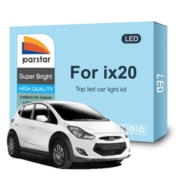 Parstar 9Pcs LED Interior Light Lamp Kit For Hyundai ix20 2010 2011 2012 2013 2014 2015 2016 Car Bulb Dome Reading Trunk Canbus