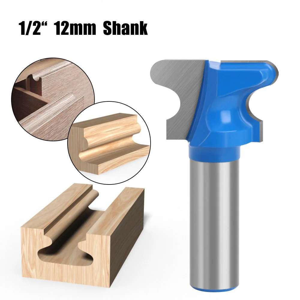 

12mm 1/2" Shank 12.7mm Double Finger Router Bits For Wood Industrial Grade Milling Cutter Woodworking Tools