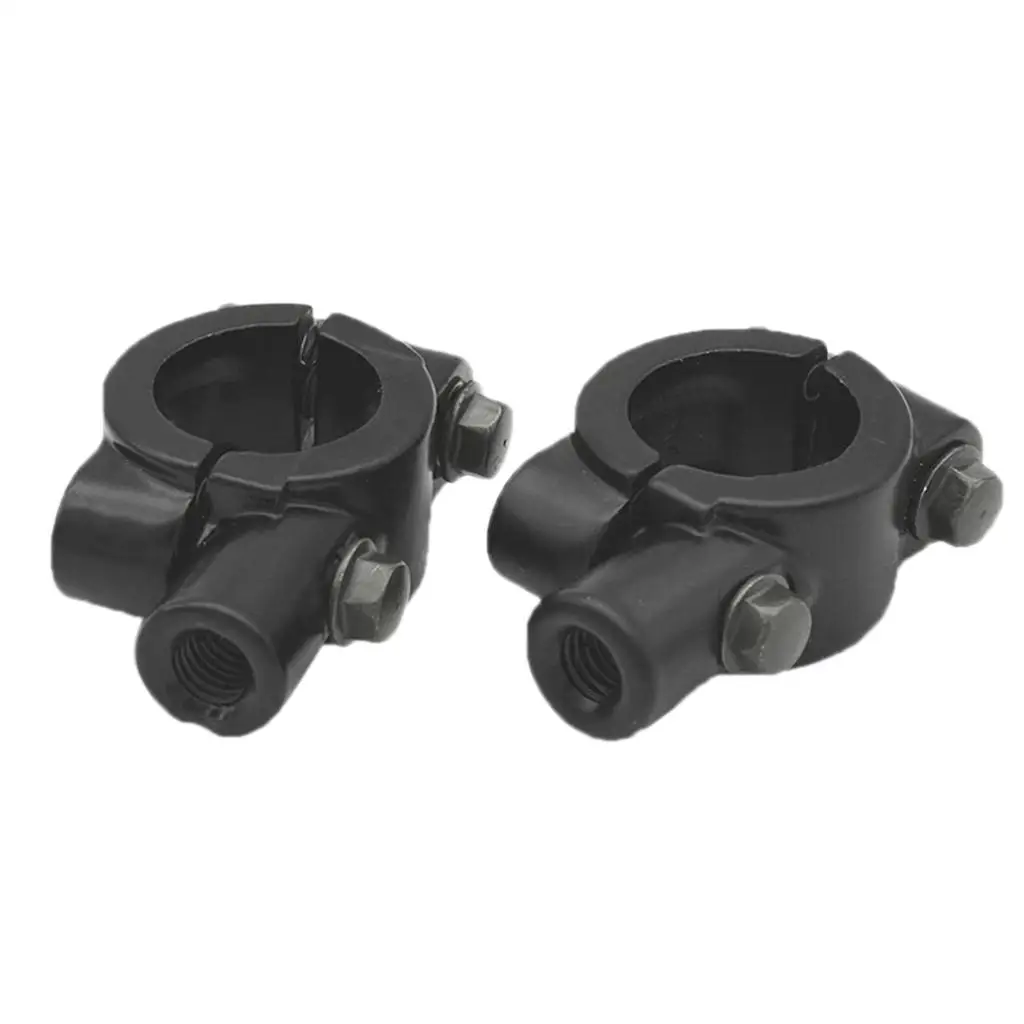 10mm Mirrors Mount Aluminum Bracket for Motorcycle 7/8 \"22mm Handlebar image 3