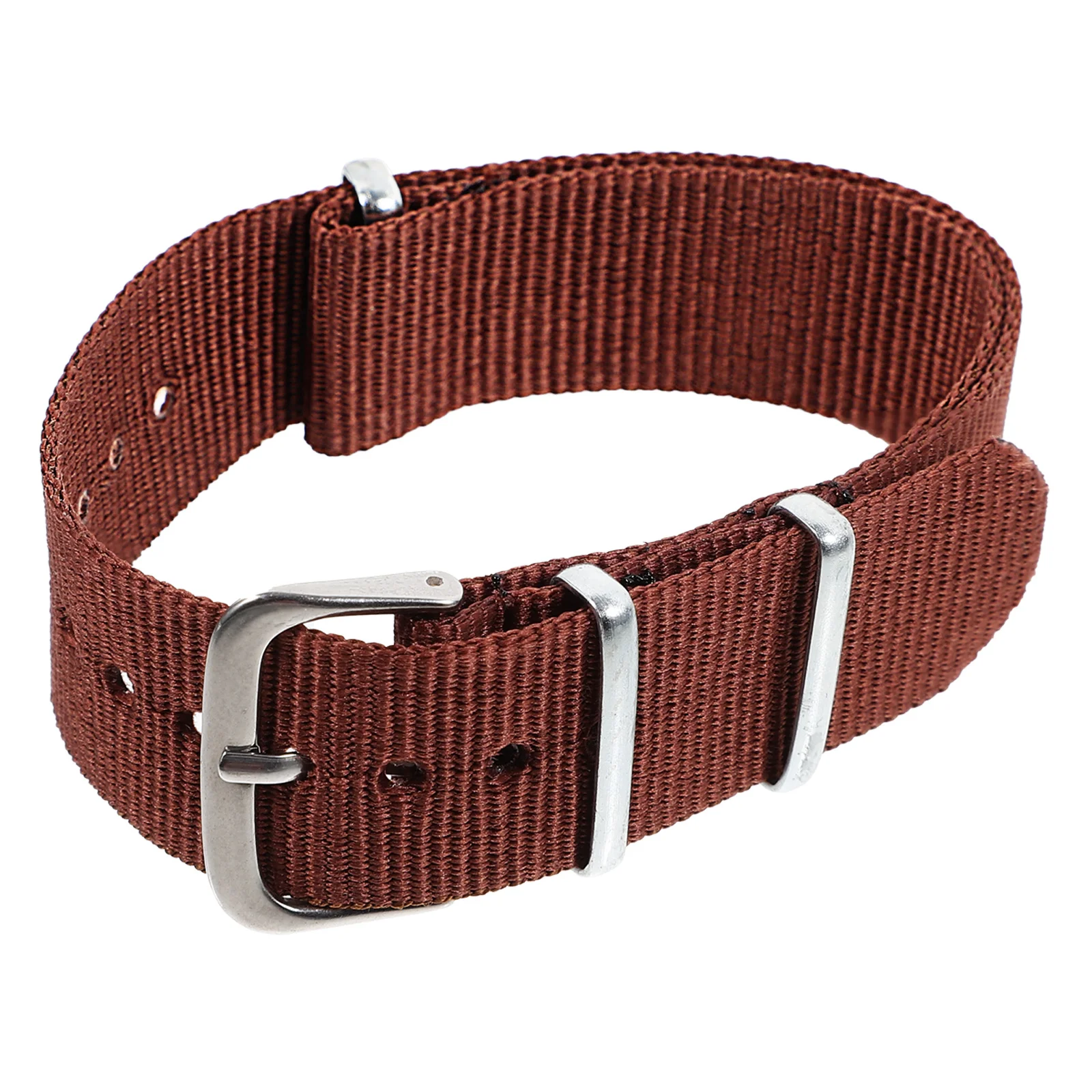 

18Mm Nylon Canvas Watch Strap Replacement Band Comfortable Lightweight Durable Fit For Men Smooth Elastic Design Blue