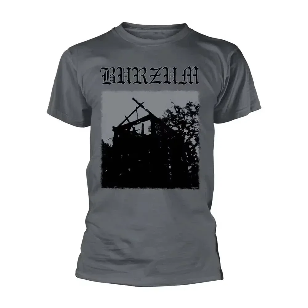 Sommer 2026 Beliebtes Legendäres Norwegisches Black-Metal-Band Burzum Thema Outdoor Freizeit Modisches Herren Kurzarm-T-Shirt – Detail 12