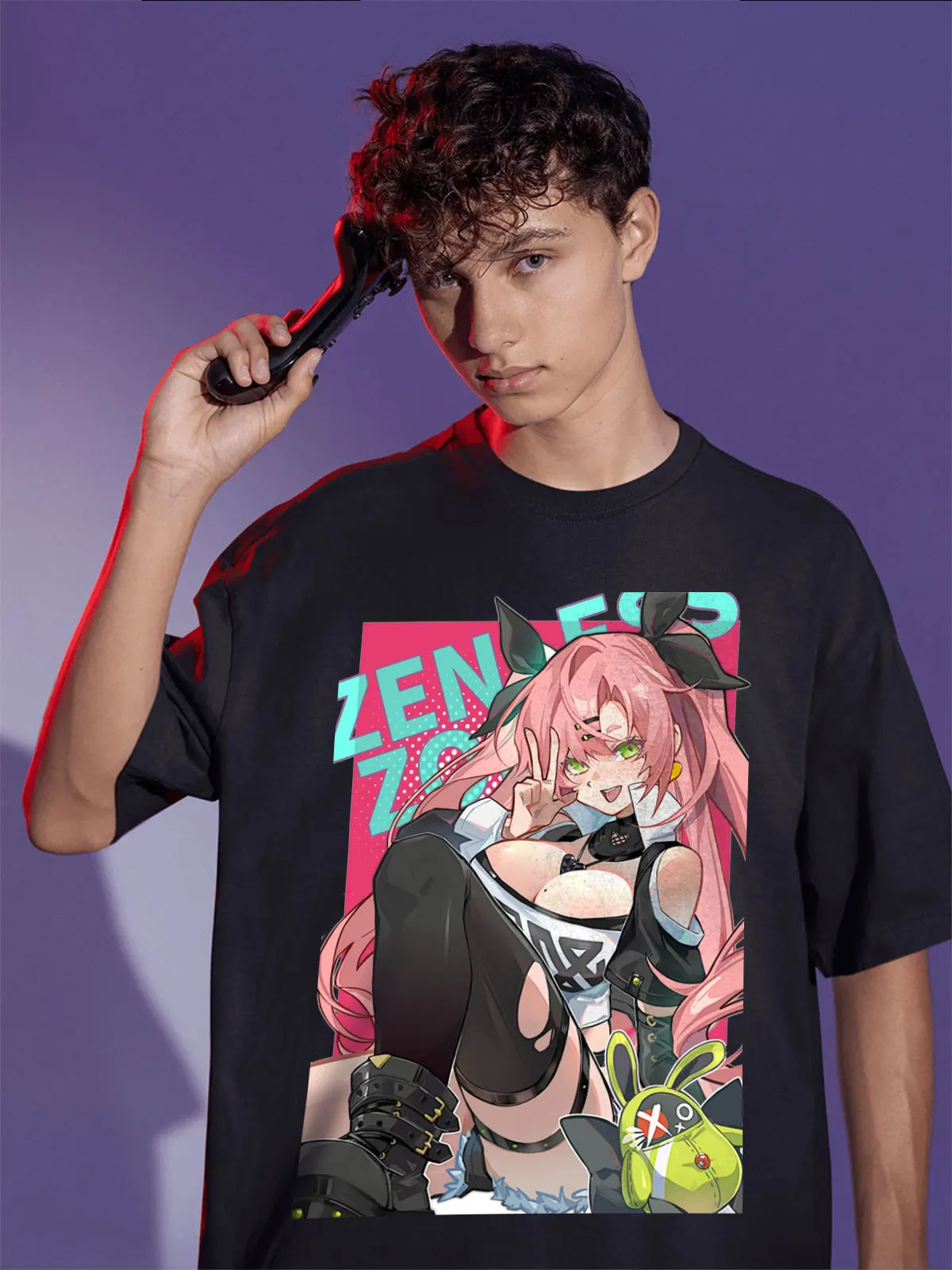 Nicole Zenless Zone Zero T-Shirt Streetwear Unisex Anime Graphic Tee All Size