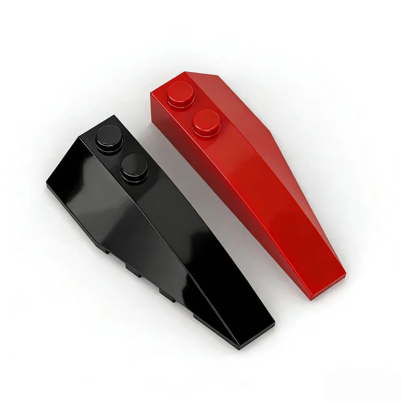 

10 шт. 41747 2x6 Правые клиновидные строительные блоки, аксессуары MOC, совместимые с кубиками, для сборки детских игрушек, подарочная коробка