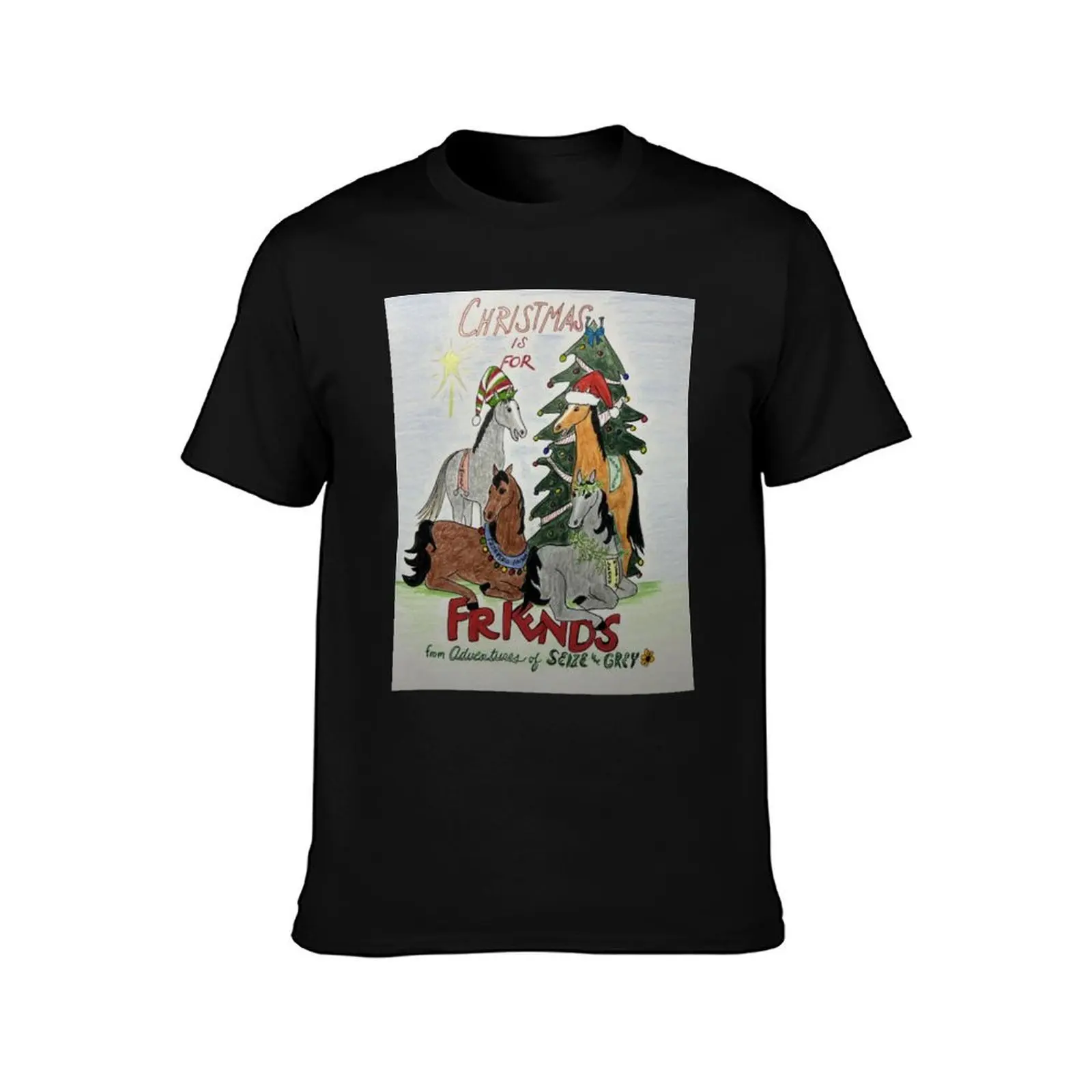 Seize the Grey and friends Christmas T-Shirt Casual All Match Short Sleeve T-Shirt