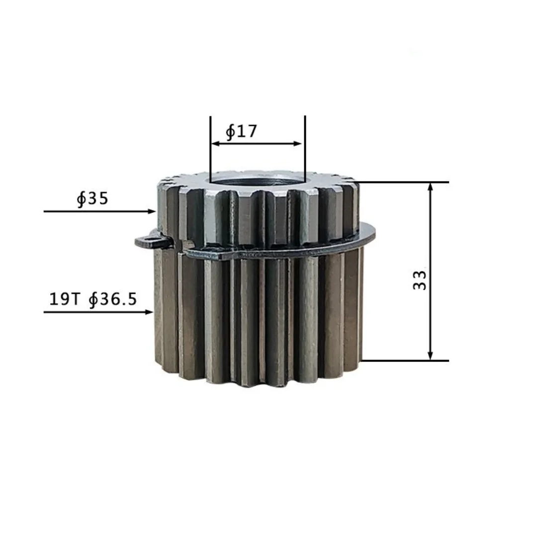 Suitable for Kubota U25-3 and Yanmar VIO27-5B, 27-6 mini excavator travel motor gearbox secondary sun gear