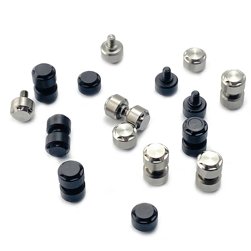 1/3/5 Pair Titanium Alloy Thumb Stud Push Rivet Screw 7MM Diameter for 4.0mm Aperture Folding Knife DIY Repair Tool