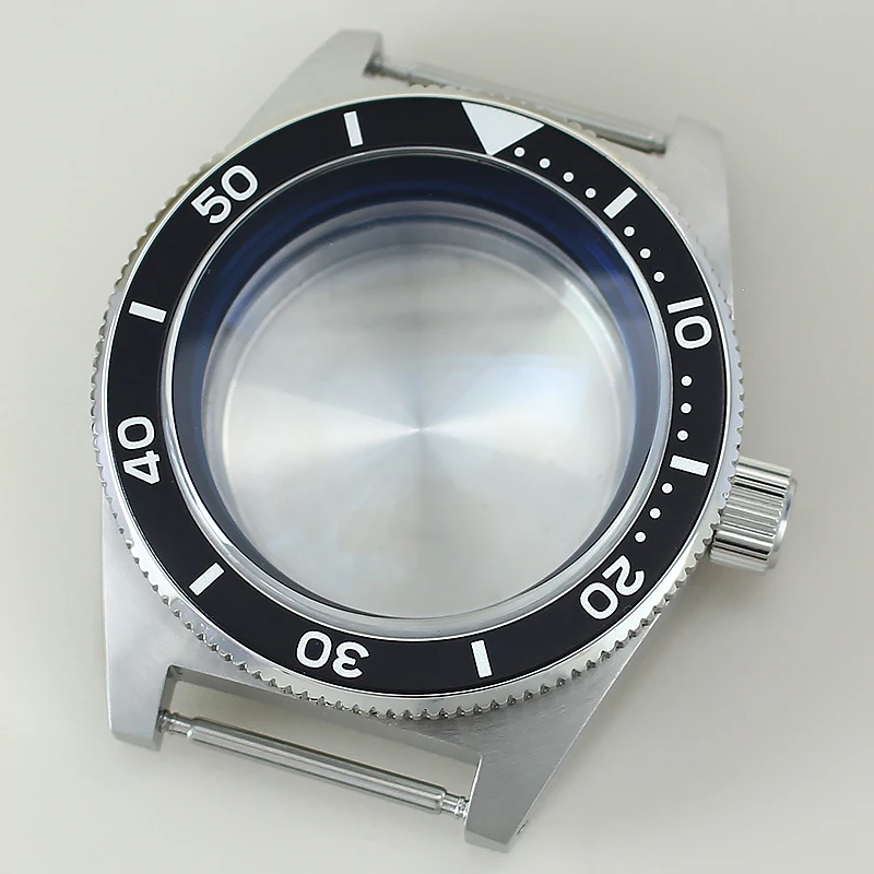 40mm Watch Case AR Domed Sapphire For 62MAS Seiko NH34 NH35 NH36/38 4R36 20ATM Waterproof 28.5mmDial Mod Watch Spare Accessories