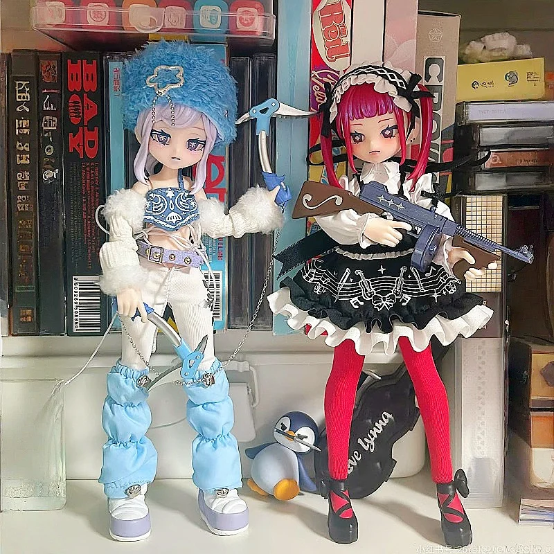 

Оригинальная коллекционная кукла BJD Eve Lynna из серии Double-Faced Killer, в закрытой упаковке, с подвижными суставами, милый дизайн, игрушка-сюрприз, подарок, украшение