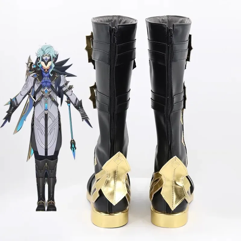 

Genshin Impact Snezhnaya Fatui Doctor Dottore Cosplay Shoes Boots Game Halloween Party Role Play Costume Props Accessory FGUIDS4