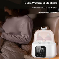 Baby Feeding Bottle Warmers & Sterilizers Milk & Food Warmer Newborn Baby Essentials Bottle Set Accessories Steam Heater