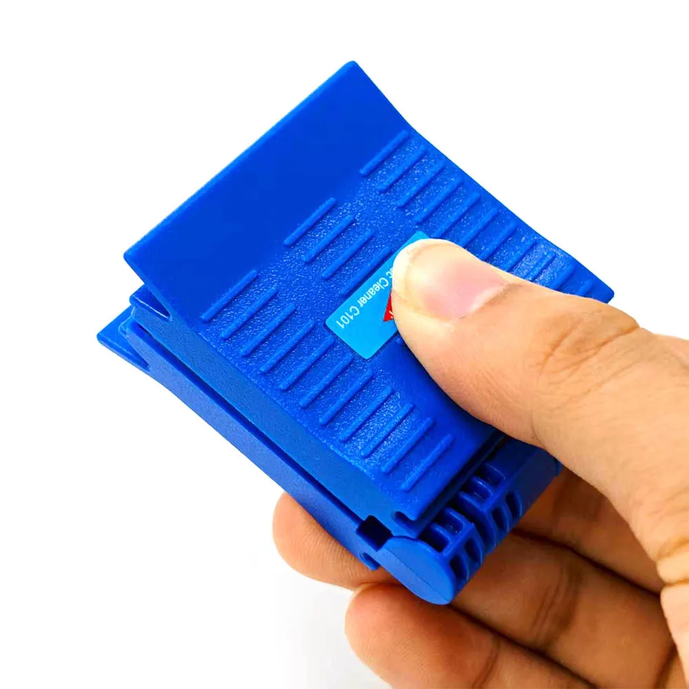 Lingettes nettoyantes pour fibres C101, papier de nettoyage et d'essuyage pour fibres optiques, dispositif de nettoyage et d'essuyage pour fibres optiques, outil de nettoyage pour fibres optiques