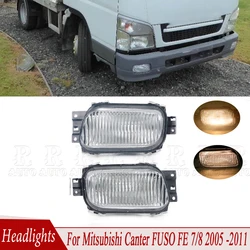 For Mitsubishi Canter FUSO FE 7/8 2005 2006 2007 2008 2009 2010 2011 Fog Light Front Bumper Fog Lamp Car Light With Bulb Foglamp