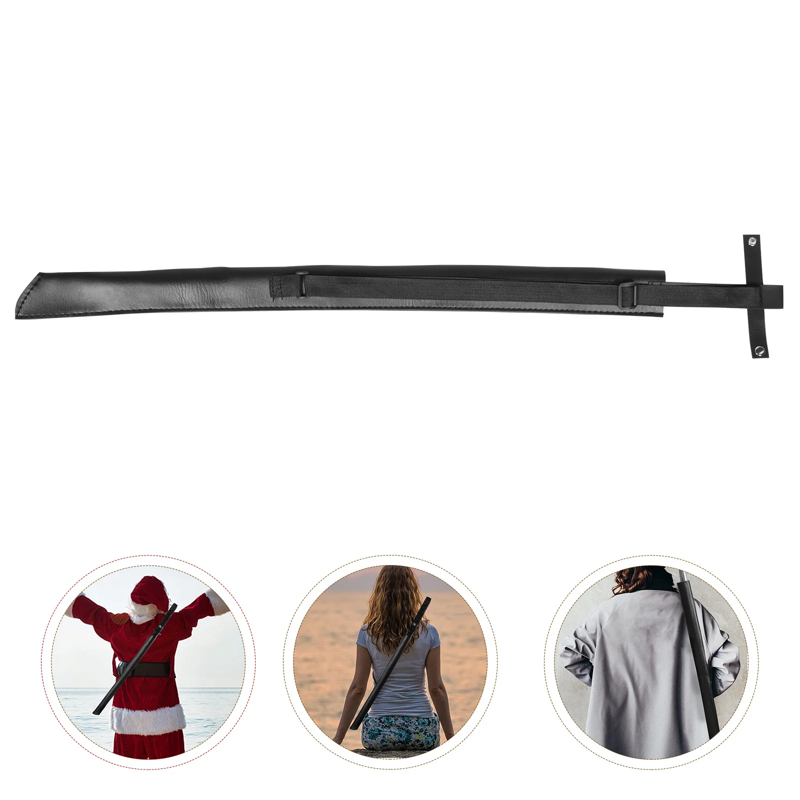 

Swords Bag Long Storage Bag For Martial Arts Wood Swords Adjustable Strap Thickened Cloth Wear Resistant Durable