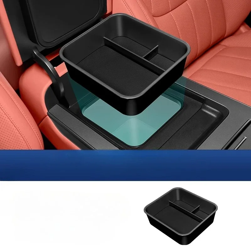 Accessories Smabee for BYD Tang L 2025-26 Center Console Cool Box Organizer Armrest Storage Box Car Central Tray Stowing Tidying
