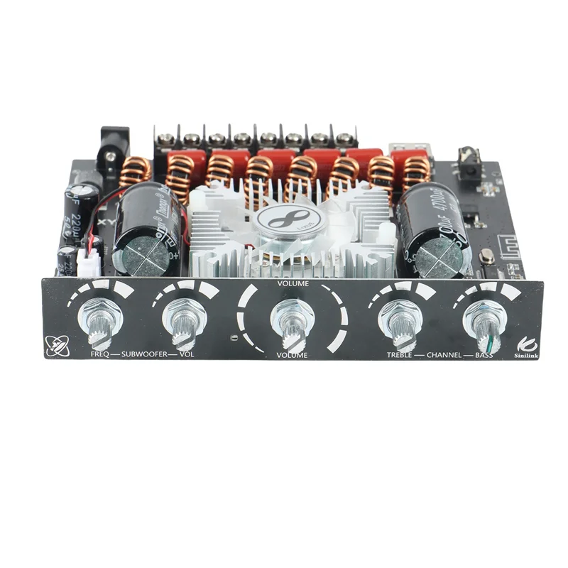 A14M 2X XY-S350H 2.1 チャンネル TPA3251 Bluetooth パワーアンプボード高低音サブウーファー 220Wx2 + 350W