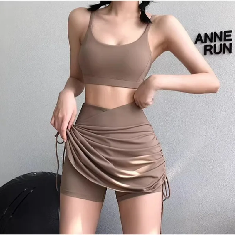 Women's Slim Sport Skirts - Quick-Dry A-Line Tennis & Badminton Skorts with Built-in Shorts for Yoga Skirts Elastic Plus Size