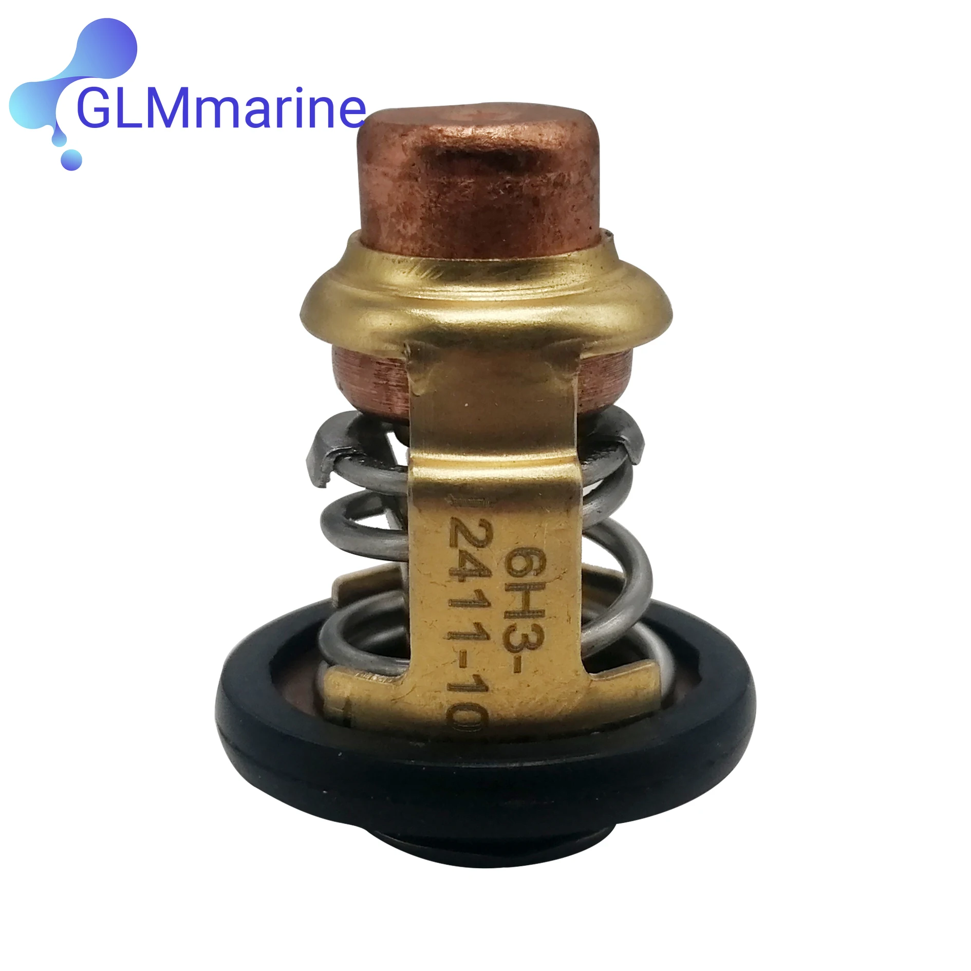 50℃ / 122℉ Thermostat 6E5-12411 For Yamaha 2 Stroke 3 4 5 6 8 20 25 30 40 HP Outboard 6E5-12411-30  6E5-12411-20 688-12411-11