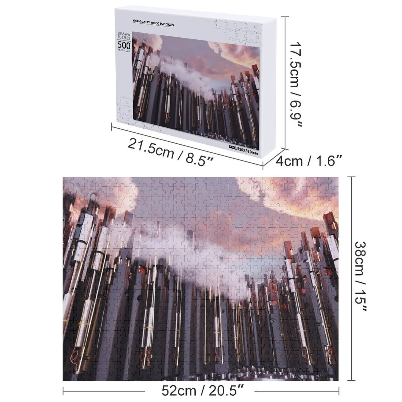초점면 - 황혼 직소 퍼즐 게임 어린이 나무 성인 맞춤형 어린이 선물 퍼즐