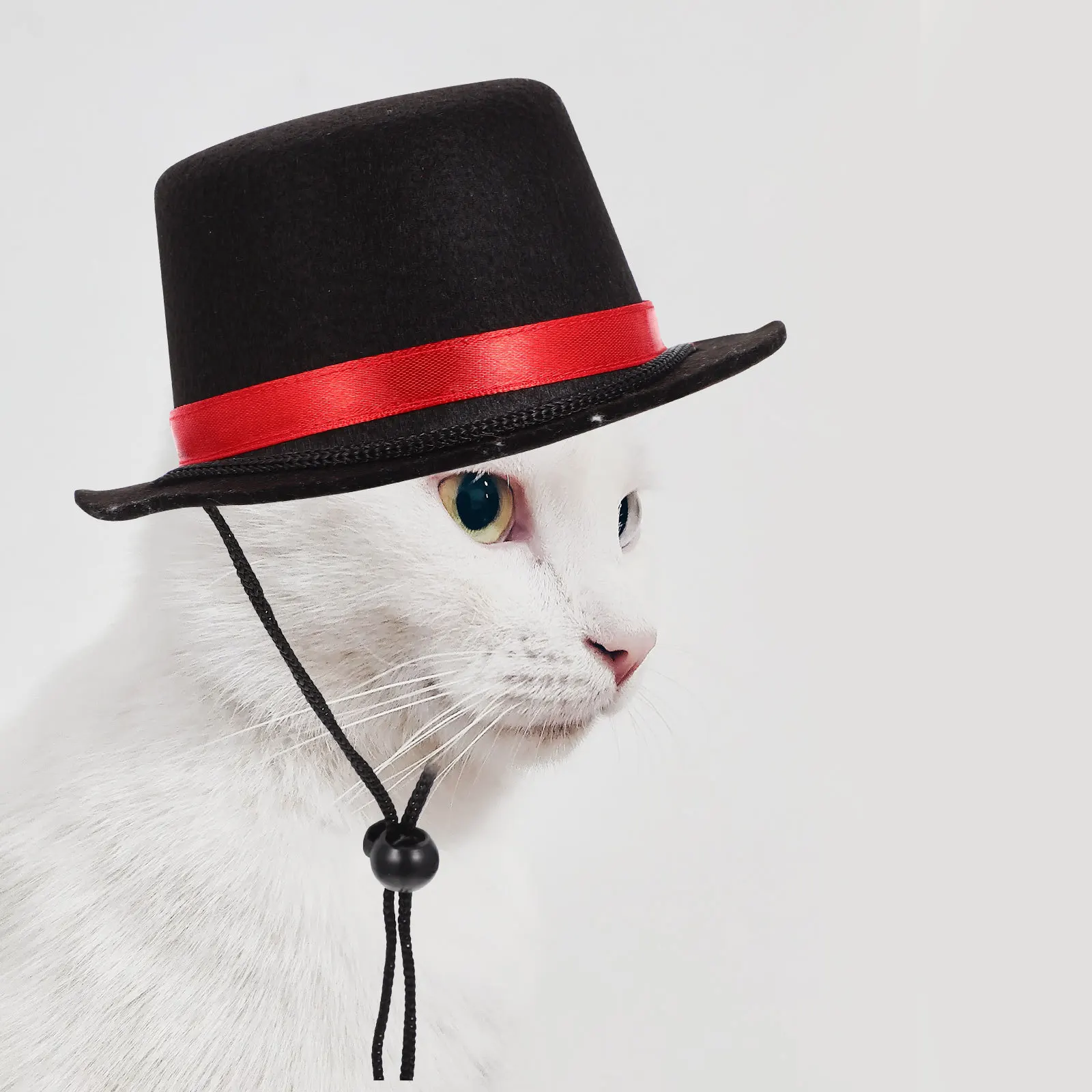 

Pet Cosplay Hat Adorable Bowler Style for Small Dogs Puppies Kittens Lightweight Easy to Wear Perfect for Festive Events Party