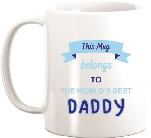 

Worlds Best Daddy Coffee Mug Family Gift Fathers Day Present 11oz Mug