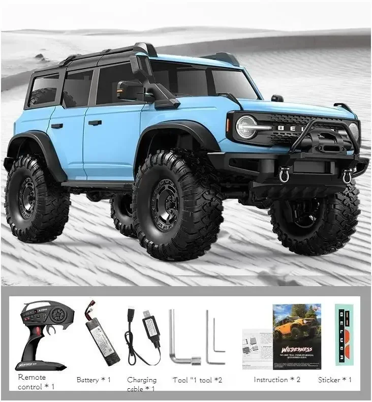 Nieuwe 1:10 Huangbo R1001 Paard Full Scale Rc Afstandsbediening Model Auto Simulatie Off-Road Groot Formaat Klimmen Speelgoed Auto Cadeau