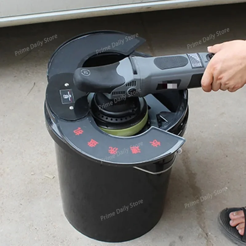 Car Detailing Pad Washing Bucket Set, Auto Polishing Buffing Pads Cleaning Container for Car Beauty Maintenance Tools